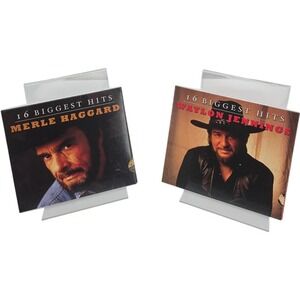 Merle Haggard & Waylon Jennings 16 Biggest Hits Country Legacy 2 CD Bundle